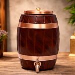 Wooden Designed Pure Copper Water Dispenser Barrel